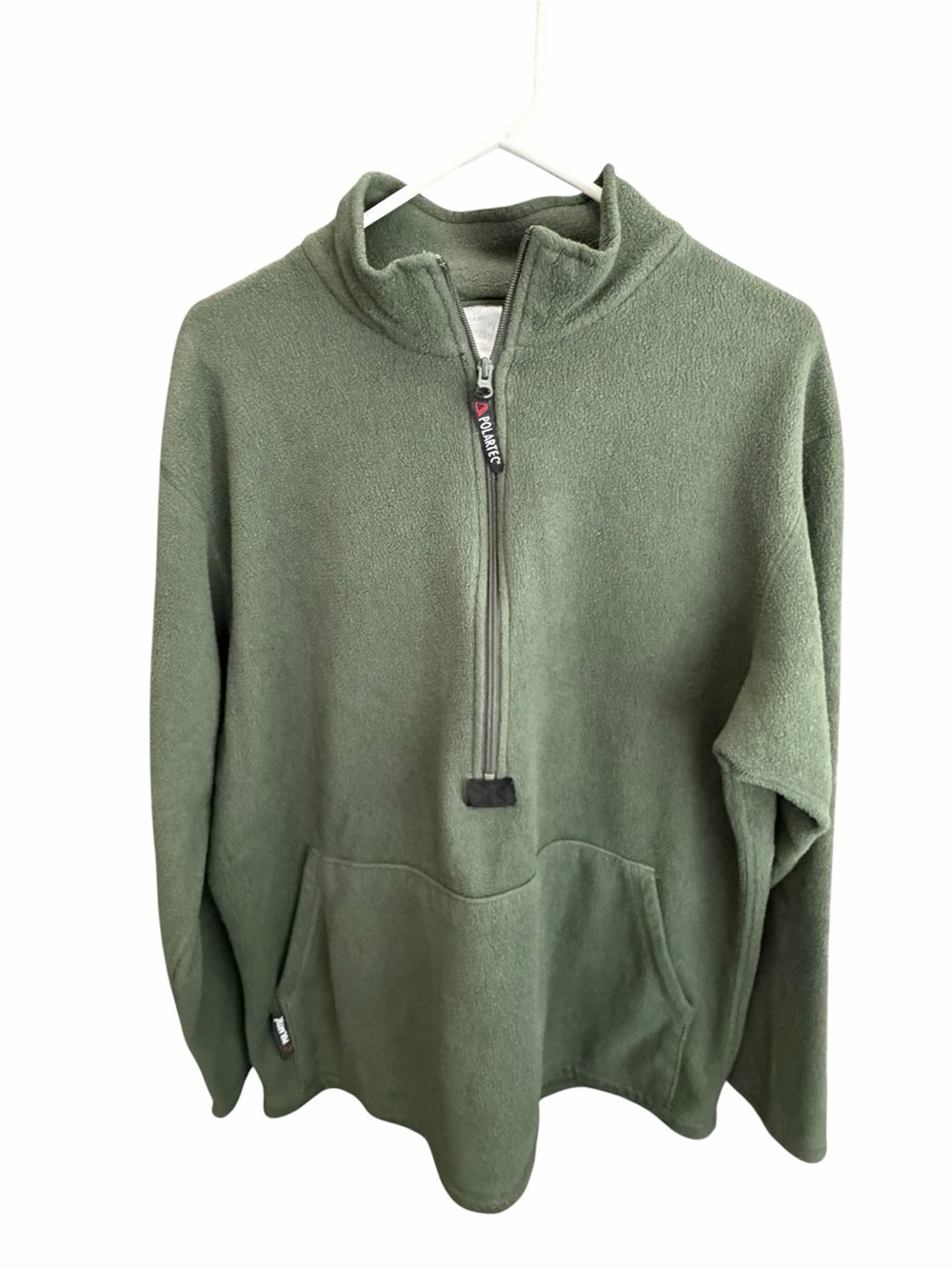 USMC Peckham Polartec Fleece Pullover Jacket Shirt Olive Green Size Large - Picture 2 of 6